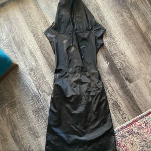 Vintage French Urban Hoodie Dress